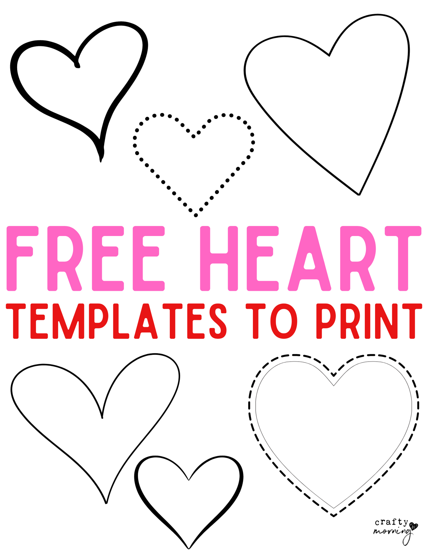 10 Free Printable Heart Templates Crafty Morning 10 Free Printable Heart Templates Crafty Morning