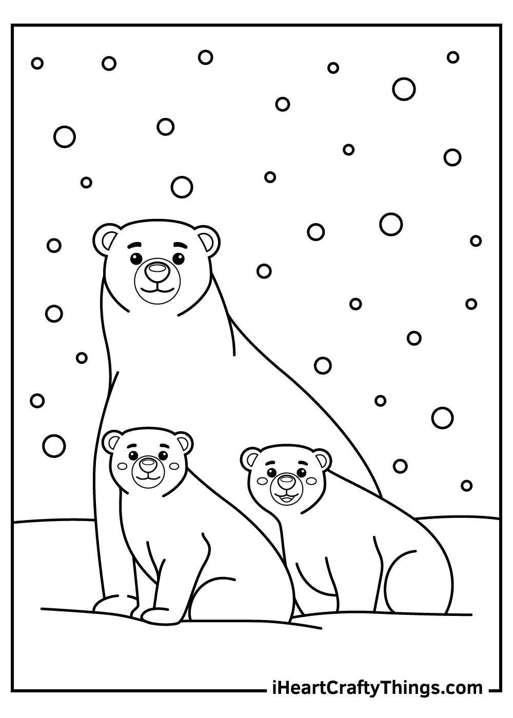 10 Polar Bear Coloring Pages 100 Free Printables  10 Polar Bear Coloring Pages 100 Free Printables