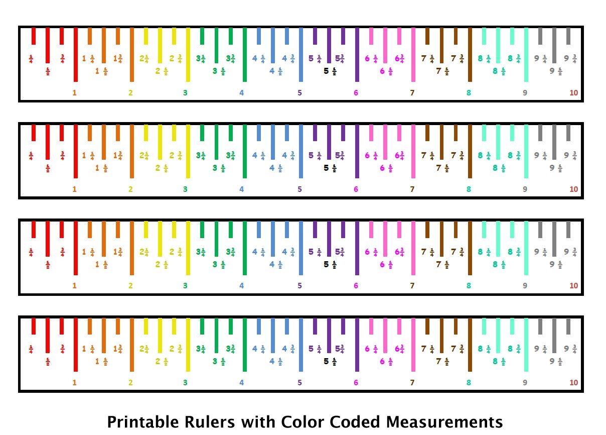 10 Sets Of Free Printable Rulers When You Need One Fast Worksheets Library