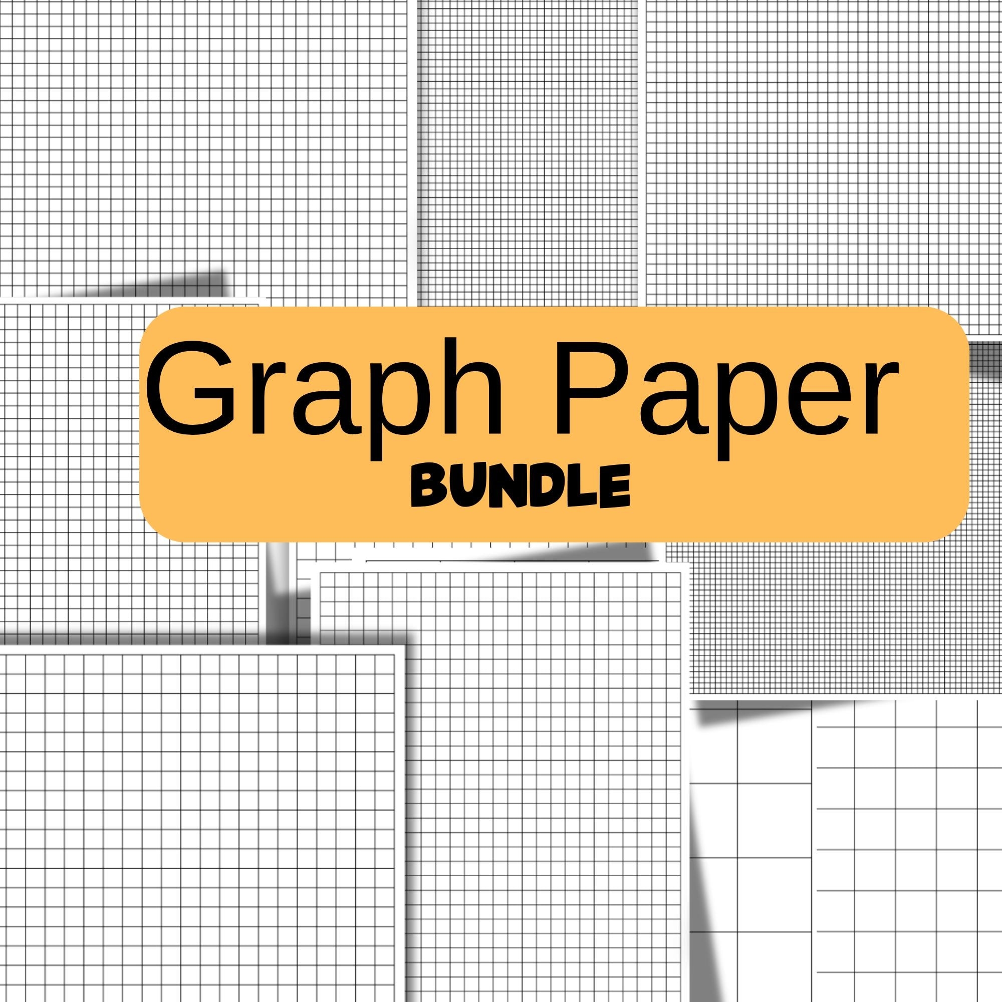 10 Sizes 1 2 3cm U0026 3 4 5 6 7 8 9mm Graph Paper Grid Paper Etsy