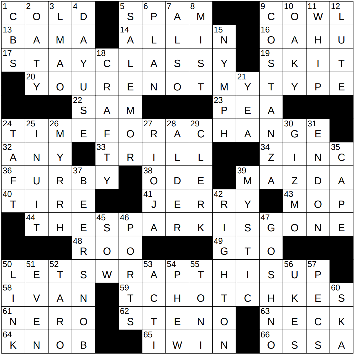 hawaii and tennessee nyt crossword