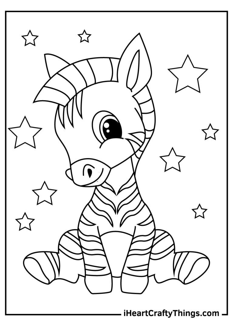 15 Zebra Coloring Pages 100 Free Printables