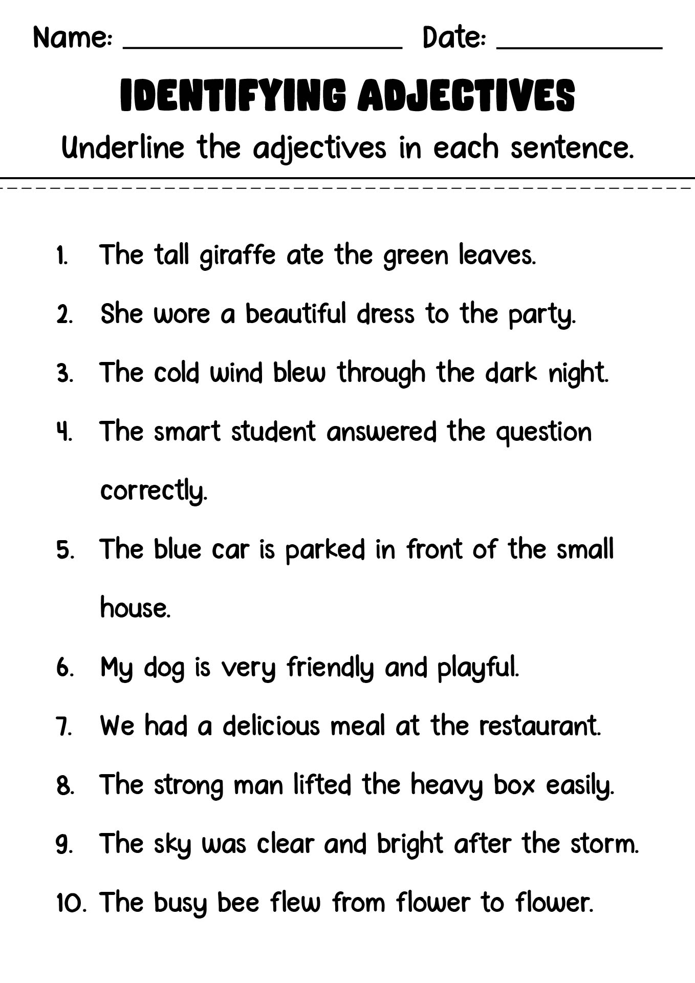 16 Printable Adjective Worksheets 4th Grade Free PDF At Worksheeto 16 Printable Adjective Worksheets 4th Grade Free PDF At Worksheeto