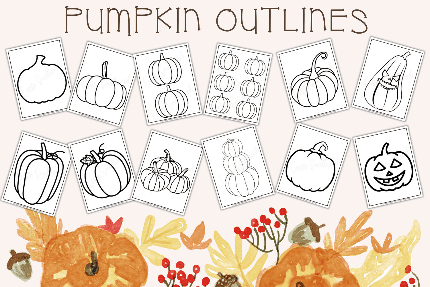 pumpkin stencil printable