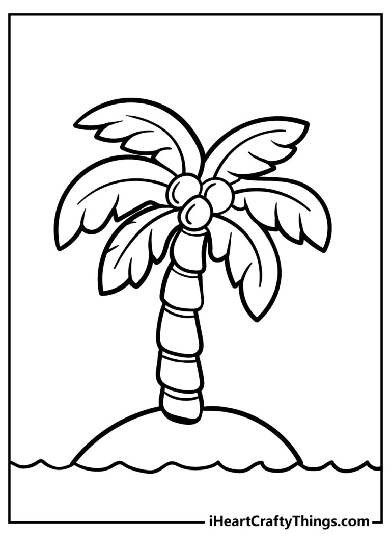 25 Palm Tree Coloring Pages 100 Free Printables
