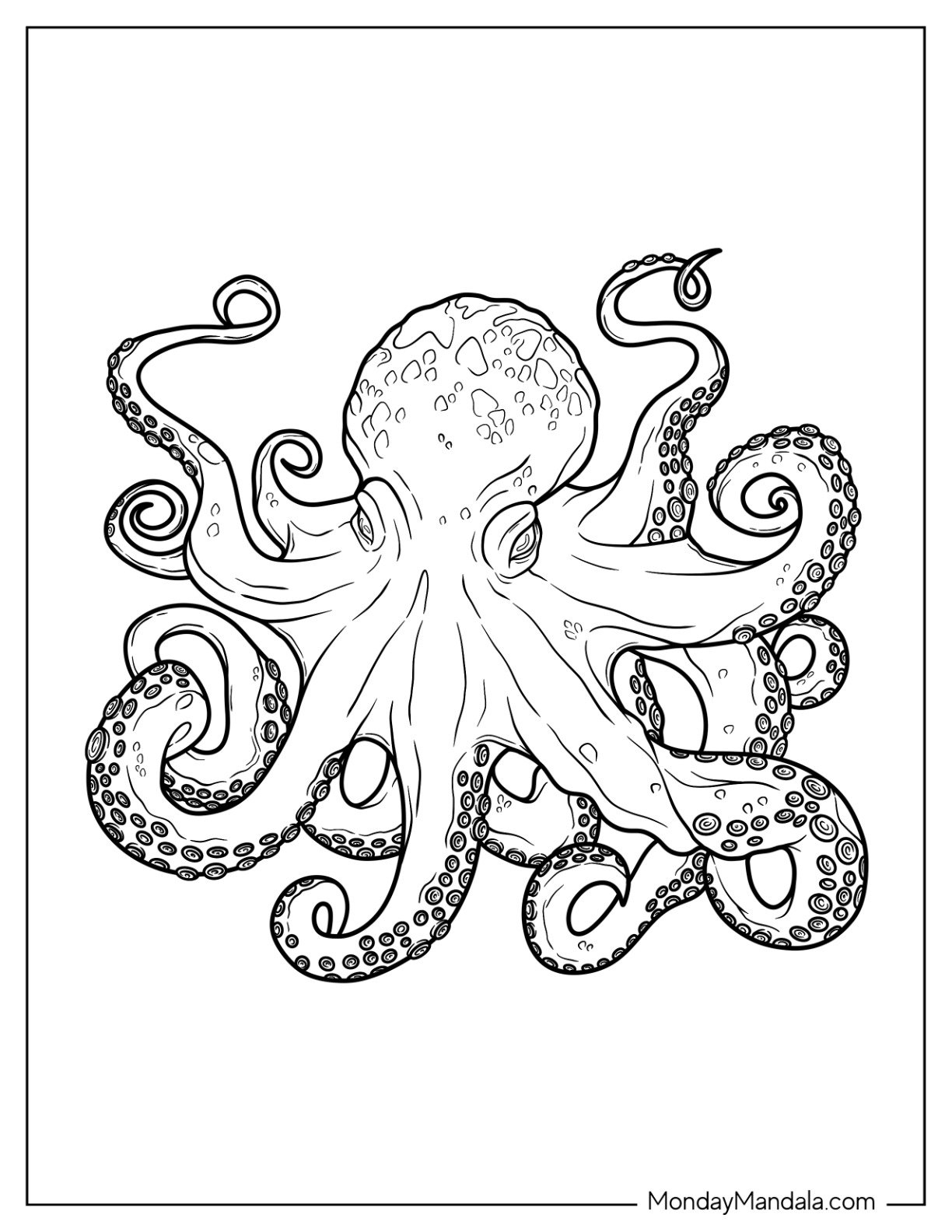 26 Octopus Coloring Pages Free PDF Printables  26 Octopus Coloring Pages Free PDF Printables