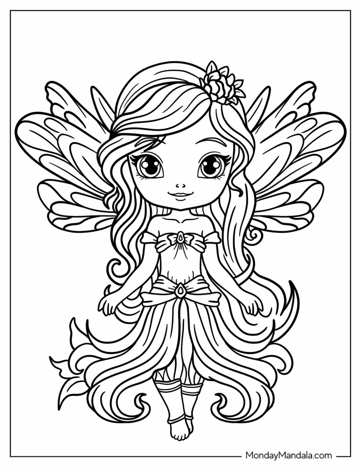 34 Fairy Coloring Pages Free PDF Printables  34 Fairy Coloring Pages Free PDF Printables