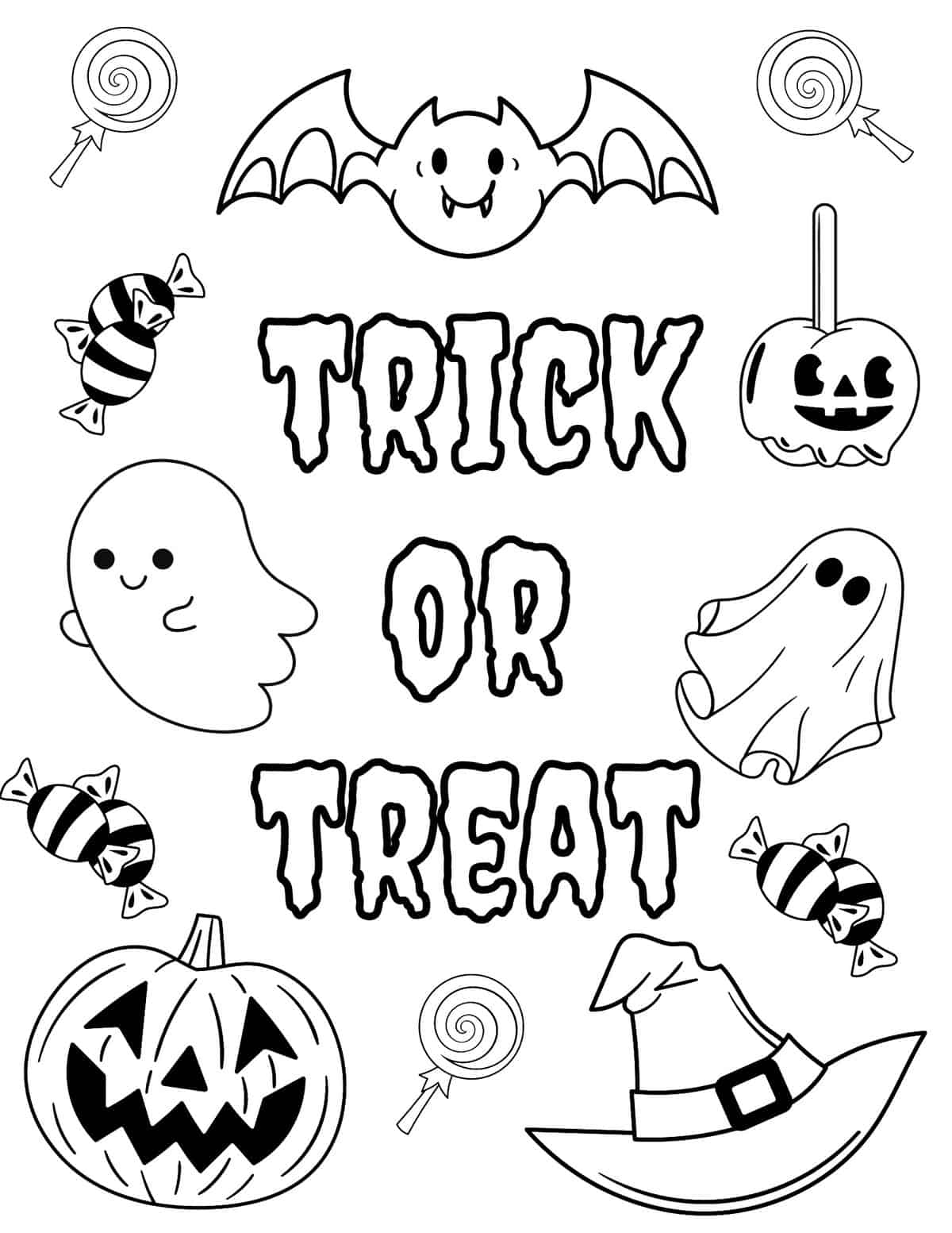halloween coloring pages printable