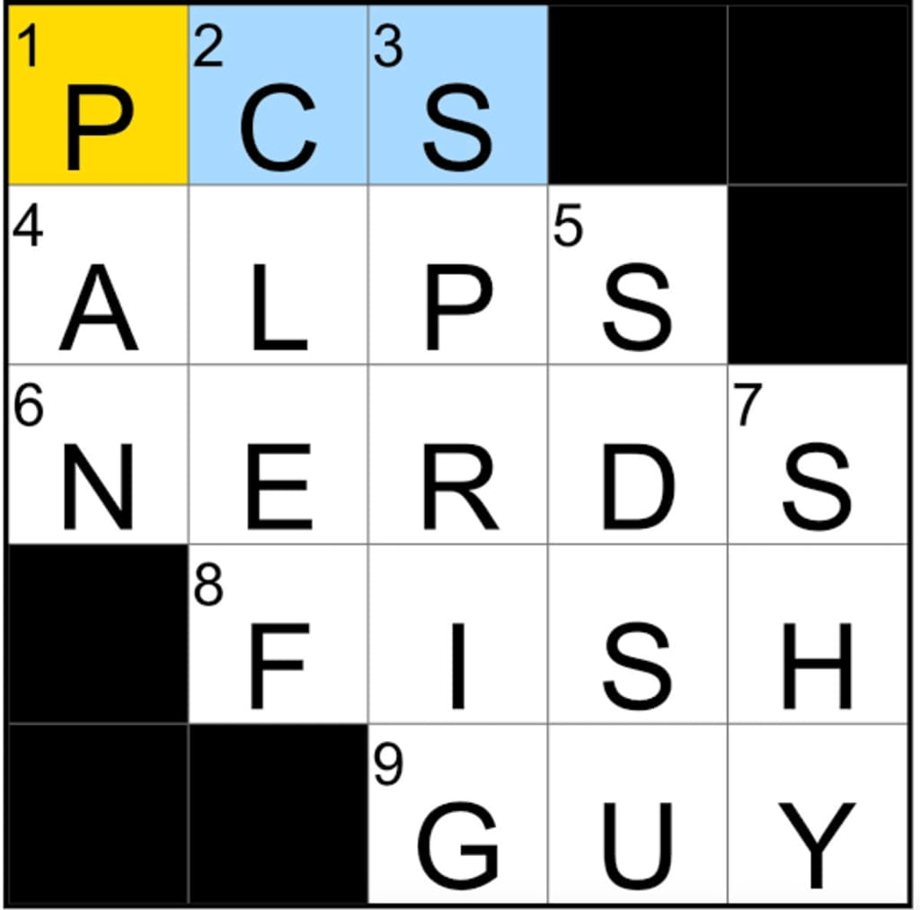nyt mini crossword puzzle