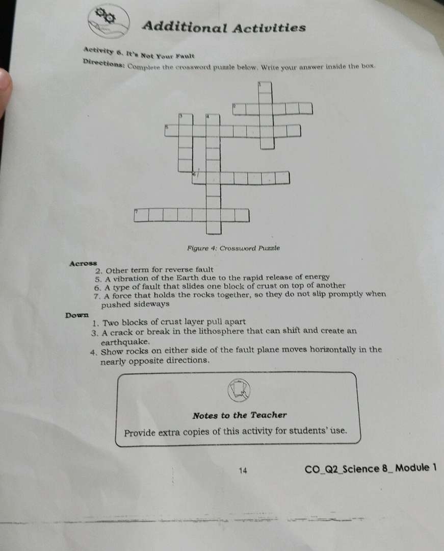 Additional Activities Activicy 6 Ta Not StudyX