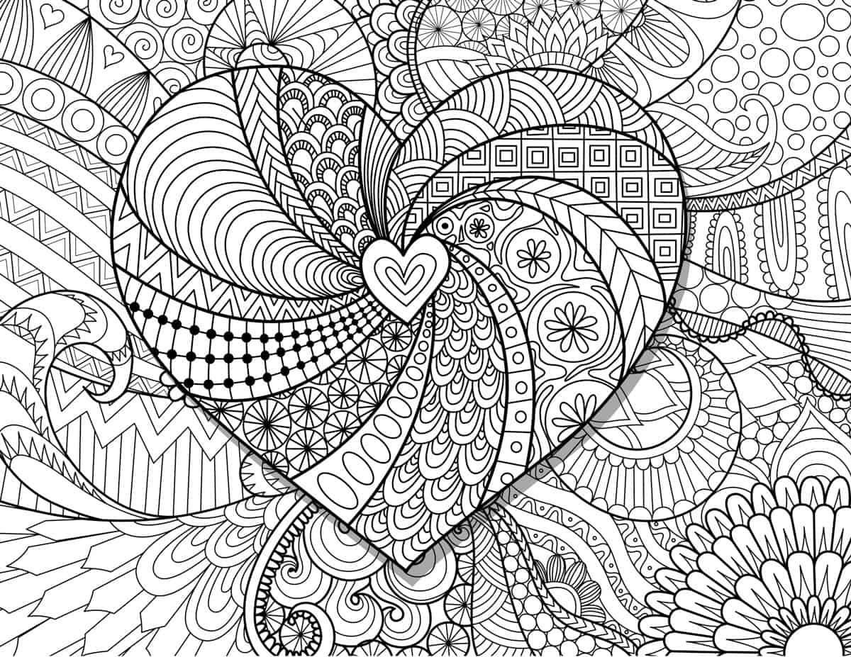 Adorable Free Heart Coloring Pages Skip To My Lou