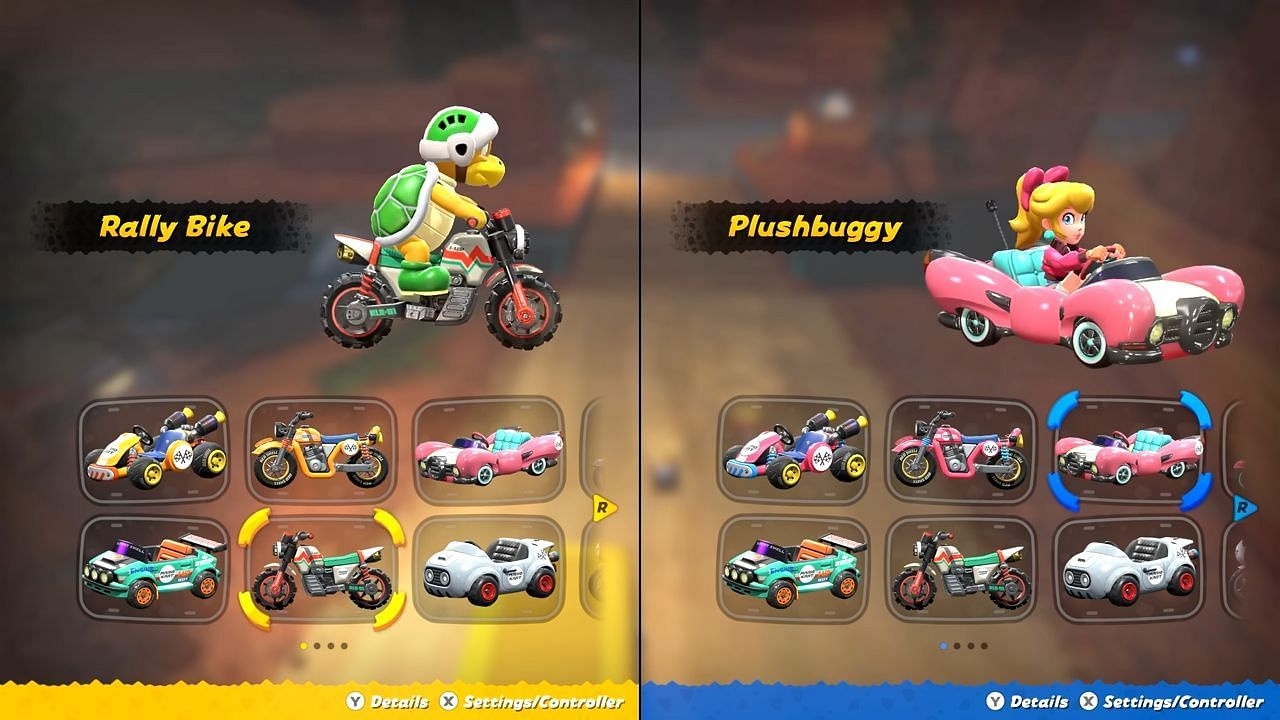 All Vehicles From Mario Kart World
