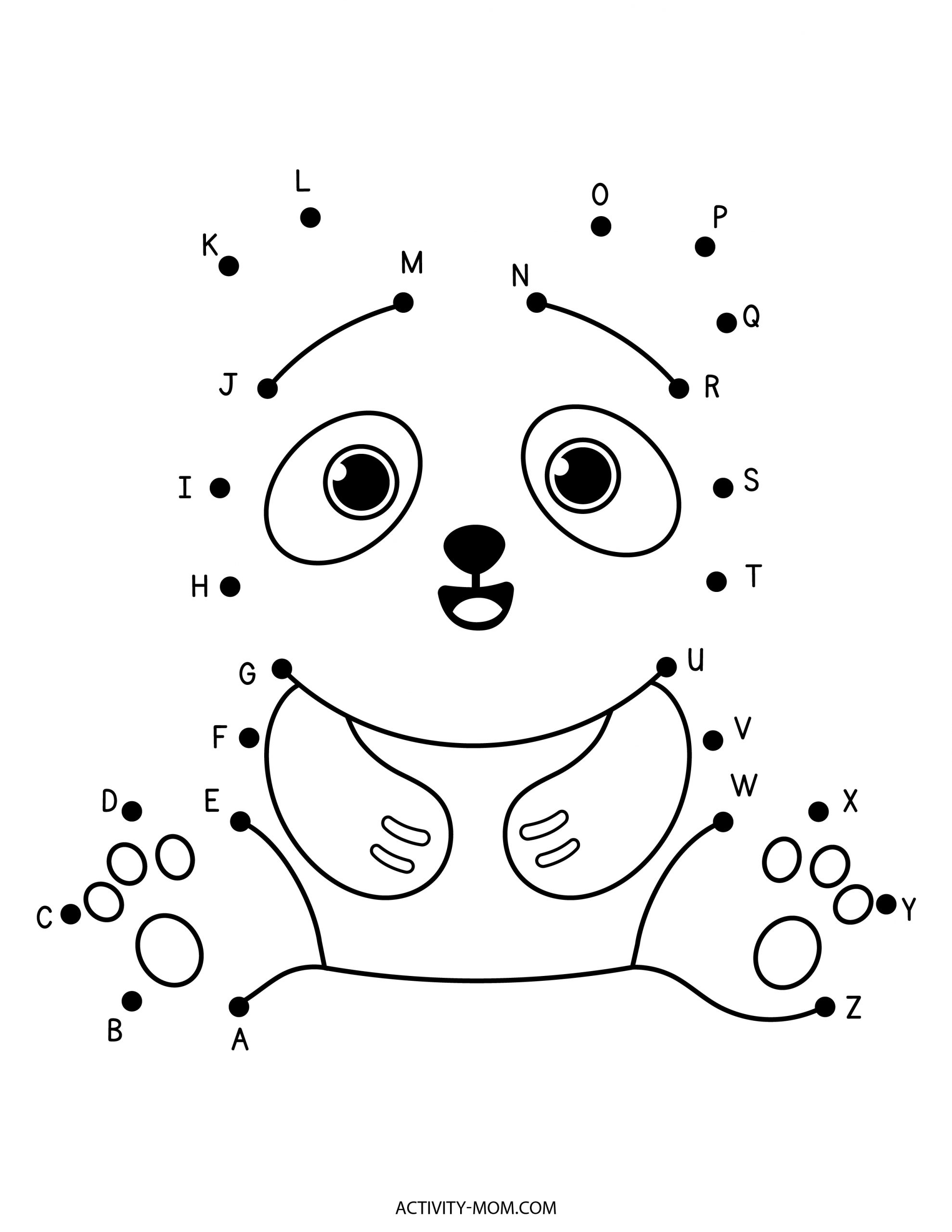 dot to dot printables
