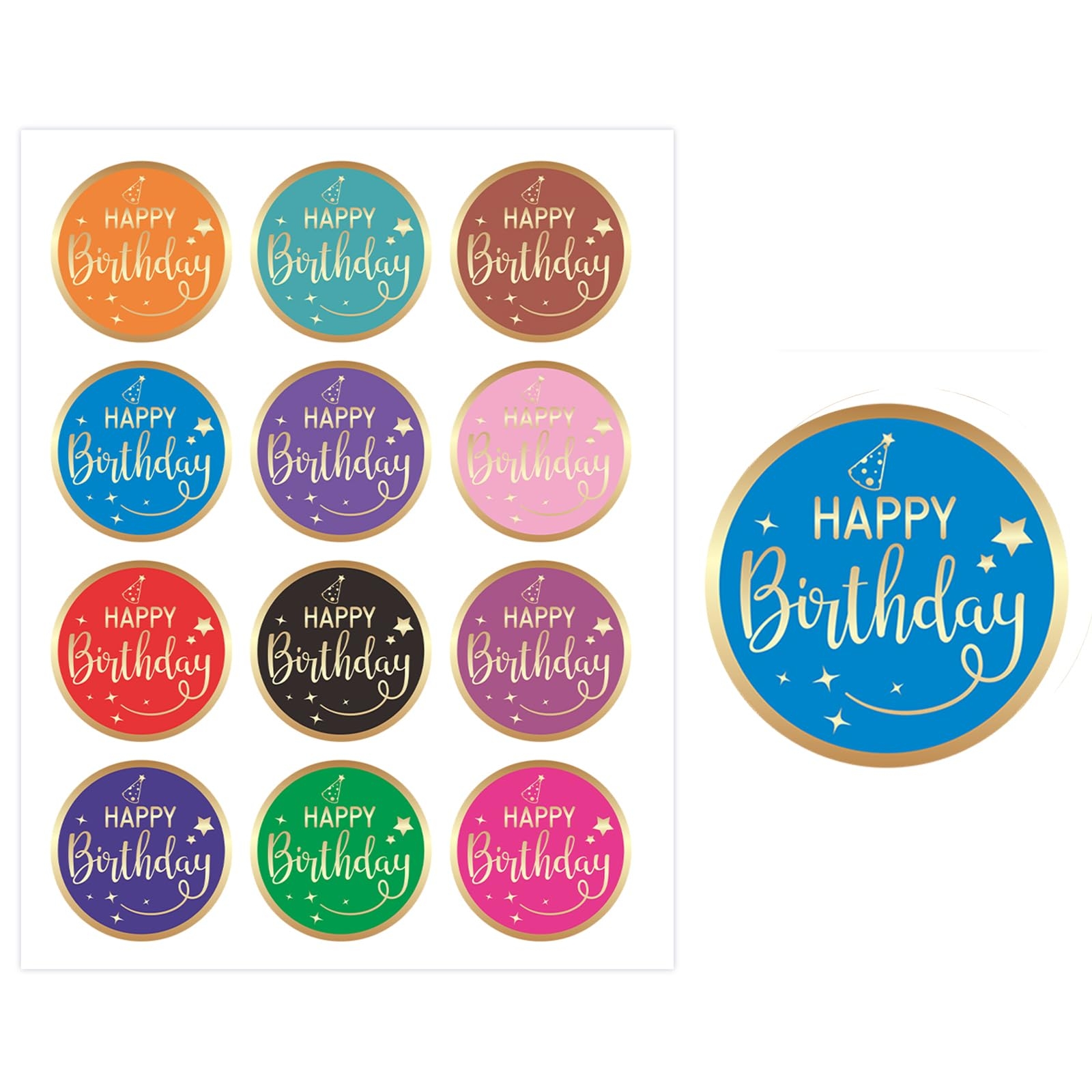 free printable party sticker