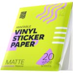 Amazon Premium Printable Vinyl Sticker Paper For Inkjet 