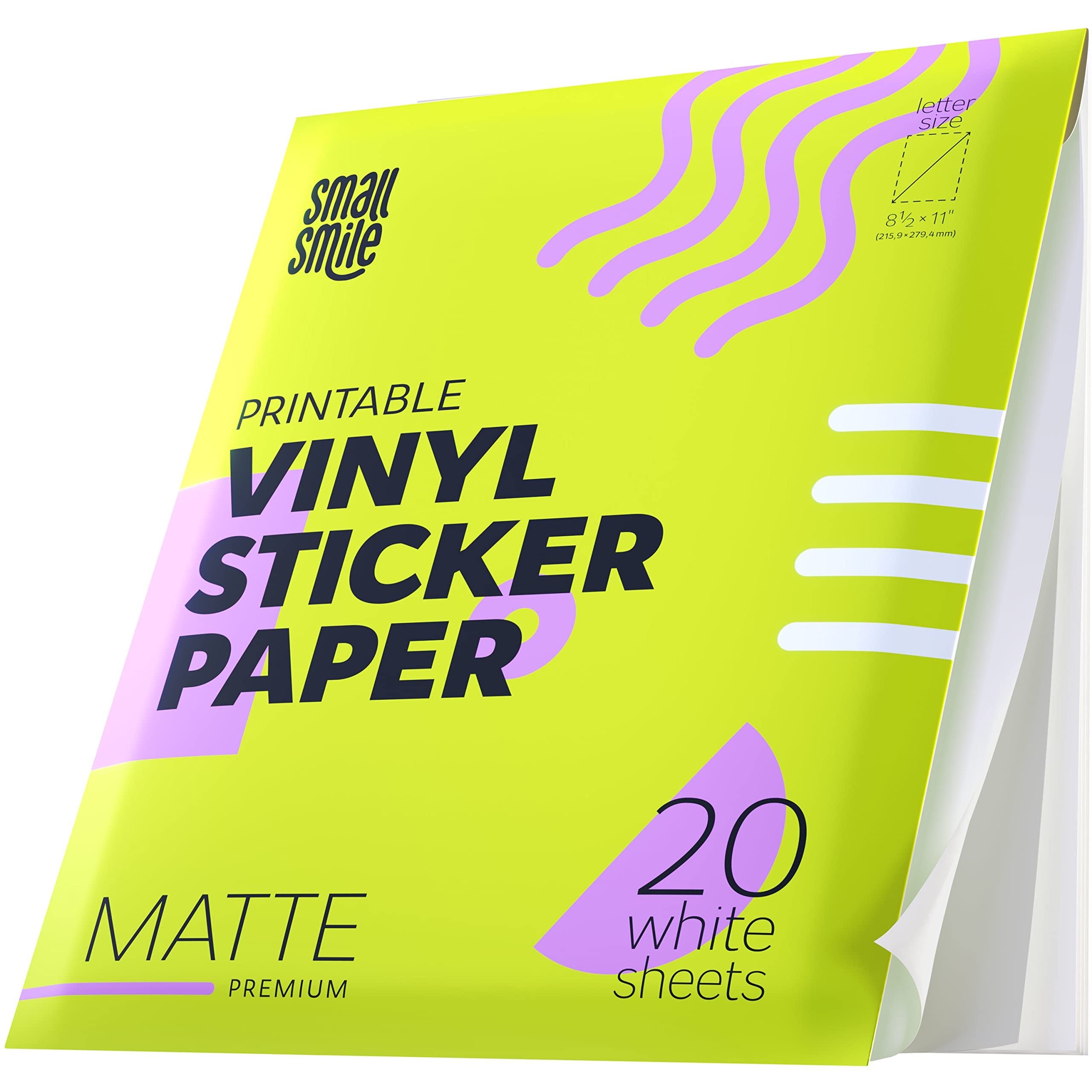 Amazon Premium Printable Vinyl Sticker Paper For Inkjet 
