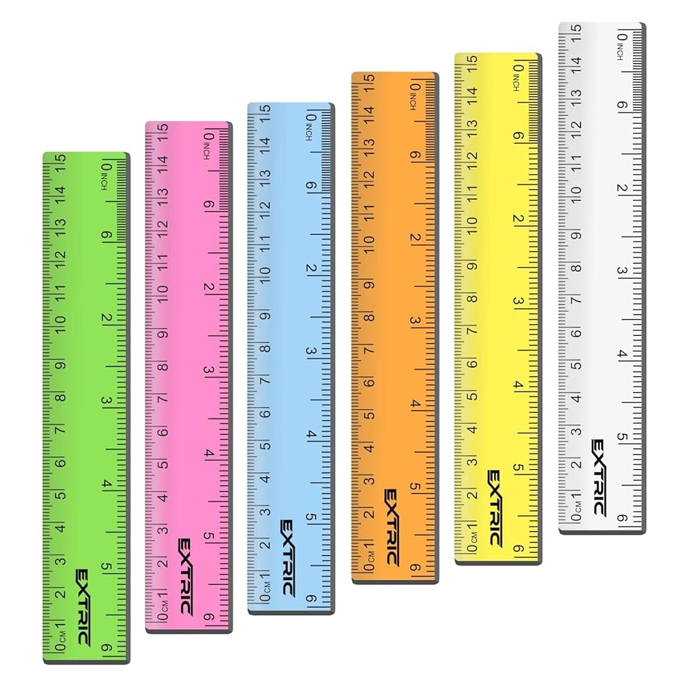 Amazon Rulers 6 Inch Bulk Classrom 6 Count Rulers For Kids Assorted Colors Clear Ruler Metric And Inches Shatterproof Mini Ruler For Kids Tools U0026 Home Improvement Amazon Rulers 6 Inch Bulk Classrom 6 Count Rulers For Kids Assorted Colors Clear Ruler Metric And Inches Shatterproof Mini Ruler For Kids Tools U0026 Home Improvement