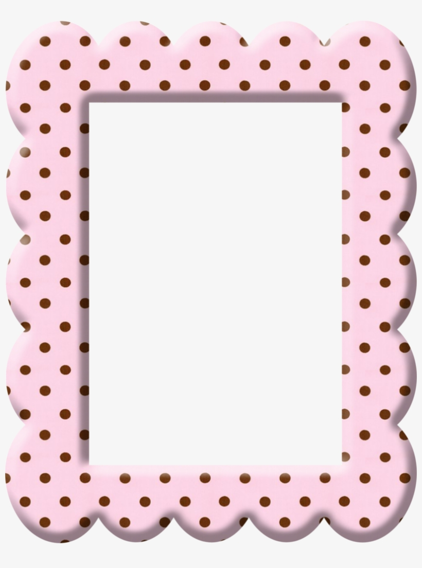 B strawberry Chocolate Cute Frames Printable Frames Polka Dots Frames Pink Png Transparent PNG 806x1024 Free Download On NicePNG