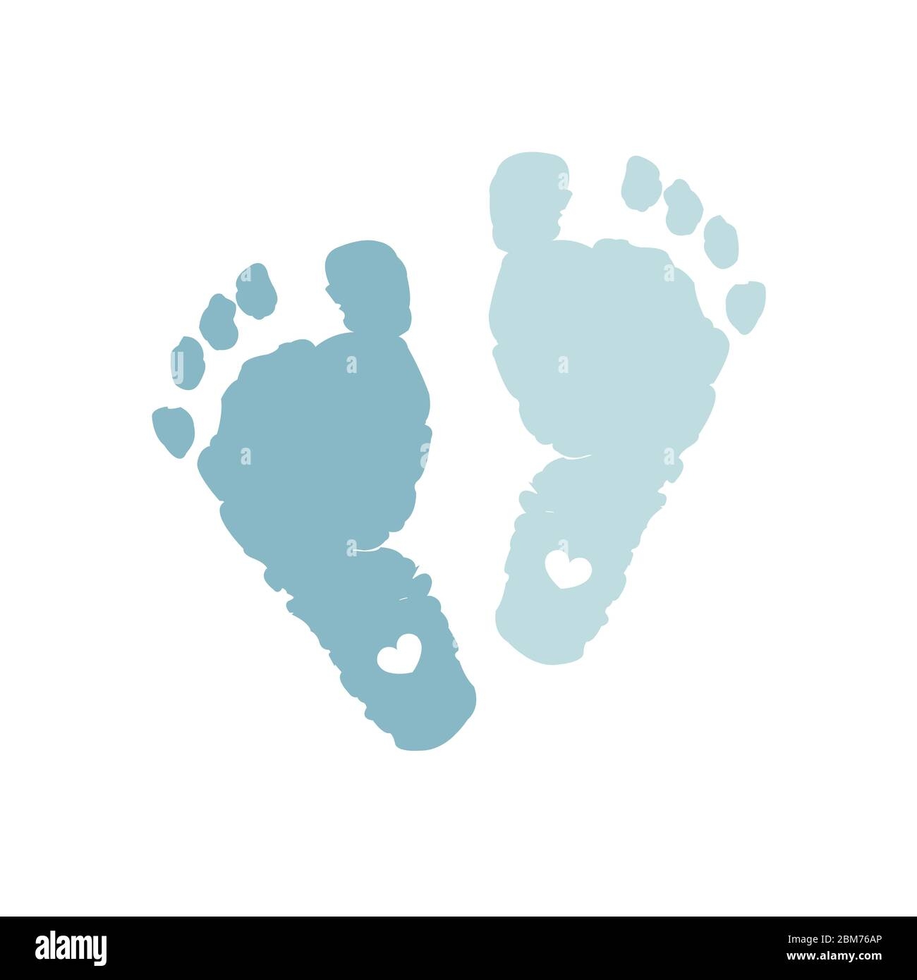 Baby Foot Prints Baby Boy Blue Colored Baby Boy Foot Print With 