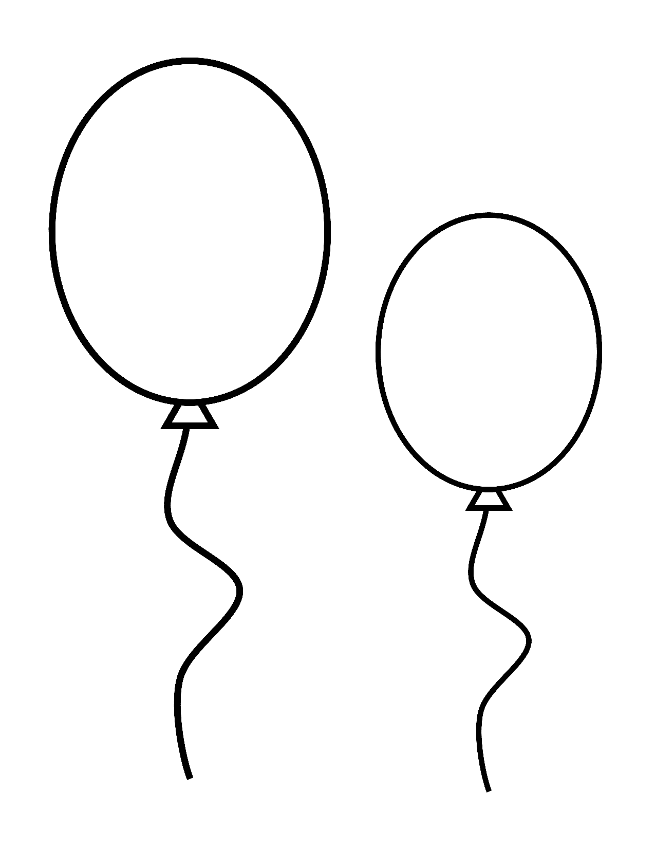 Balloons FREE Printable Template Planerium Balloons FREE Printable Template Planerium