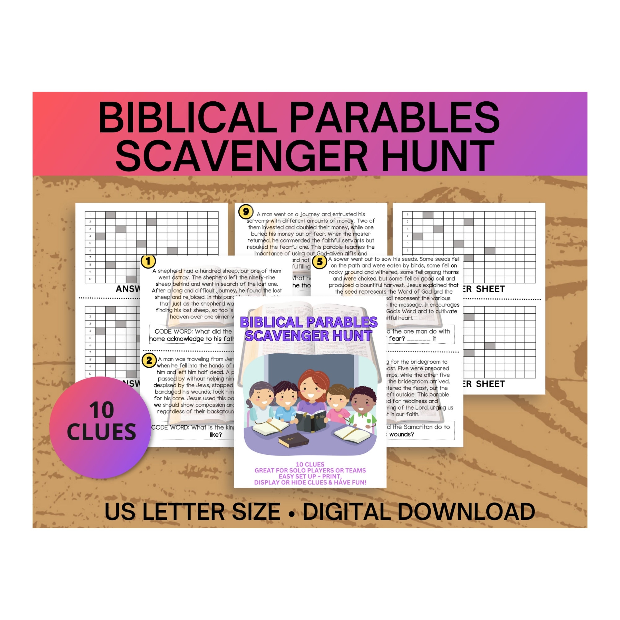 gospel house ground crossword clue