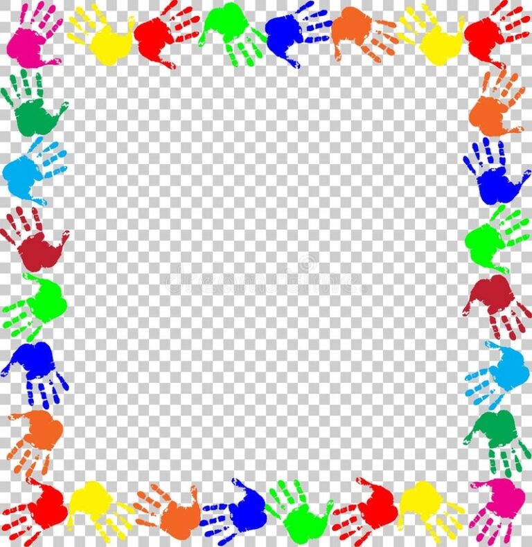 Bright Handprint Border Stock Illustrations 45 Bright Handprint Border Stock Illustrations Vectors U0026 Clipart Dreamstime
