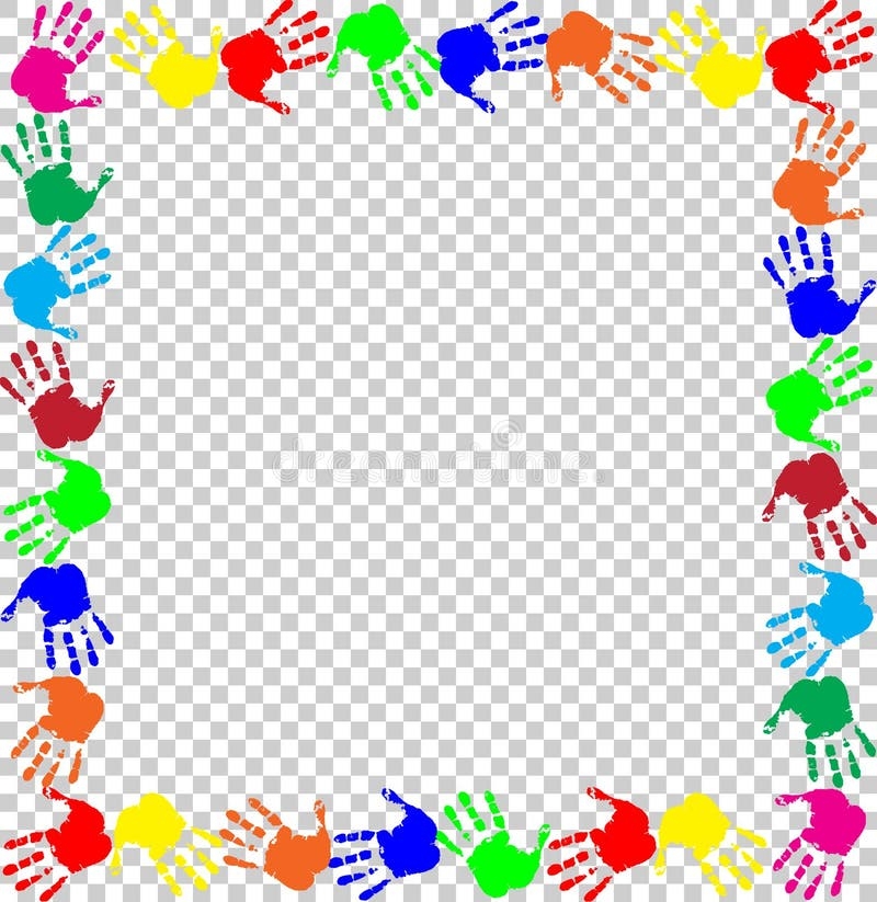 Bright Handprint Border Stock Illustrations 45 Bright Handprint Border Stock Illustrations Vectors U0026 Clipart Dreamstime