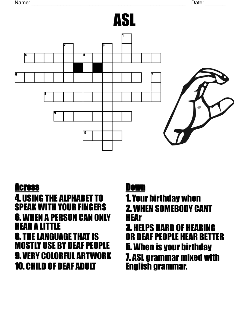 Buzzfeed deaf Article Crossword WordMint