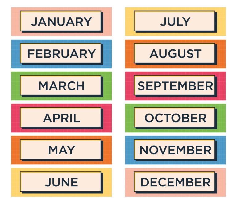 Calendar Headers Months 10 Free PDF Printables Printablee