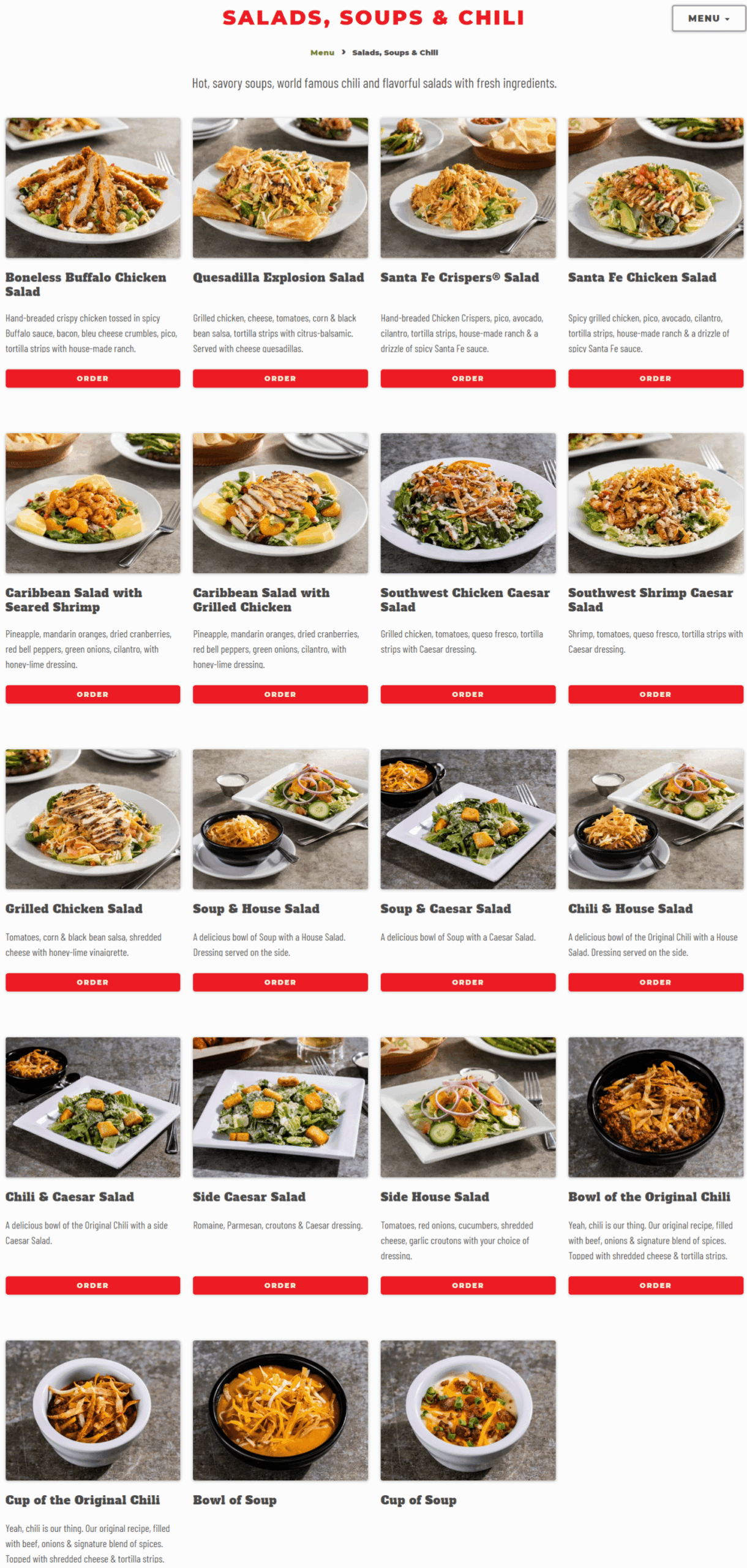 Chilis Menu Printable Printable Party Favors