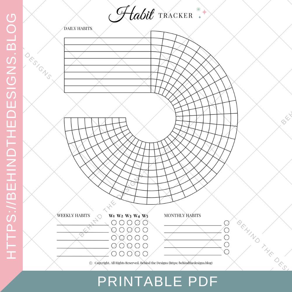 printable habit tracker