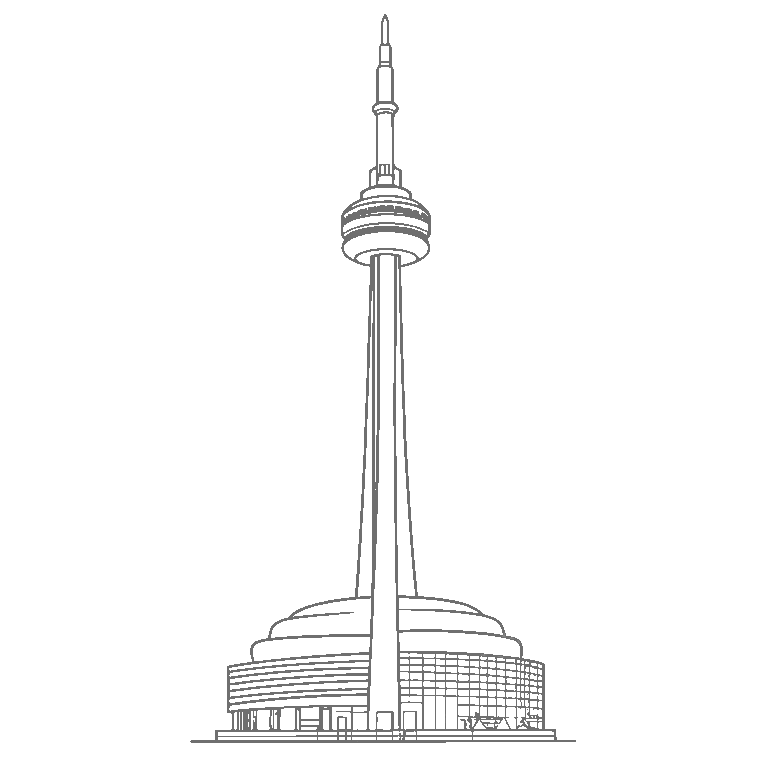 Cn Tower Coloring Page PNG Transparent Images Free Download Vector Files Pngtree