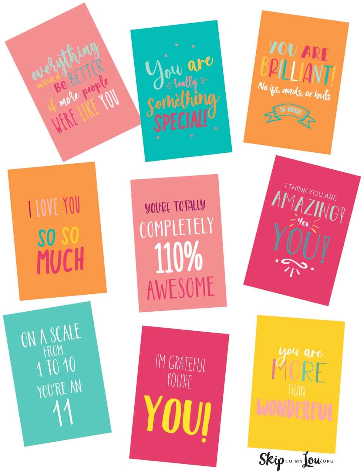 Compliment Cards Skip To My Lou