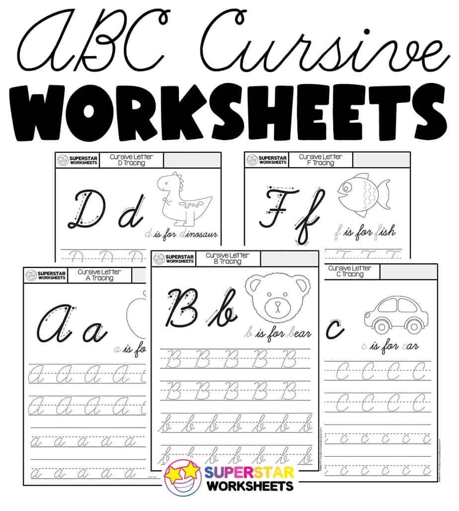 free printable cursive handwriting worksheets