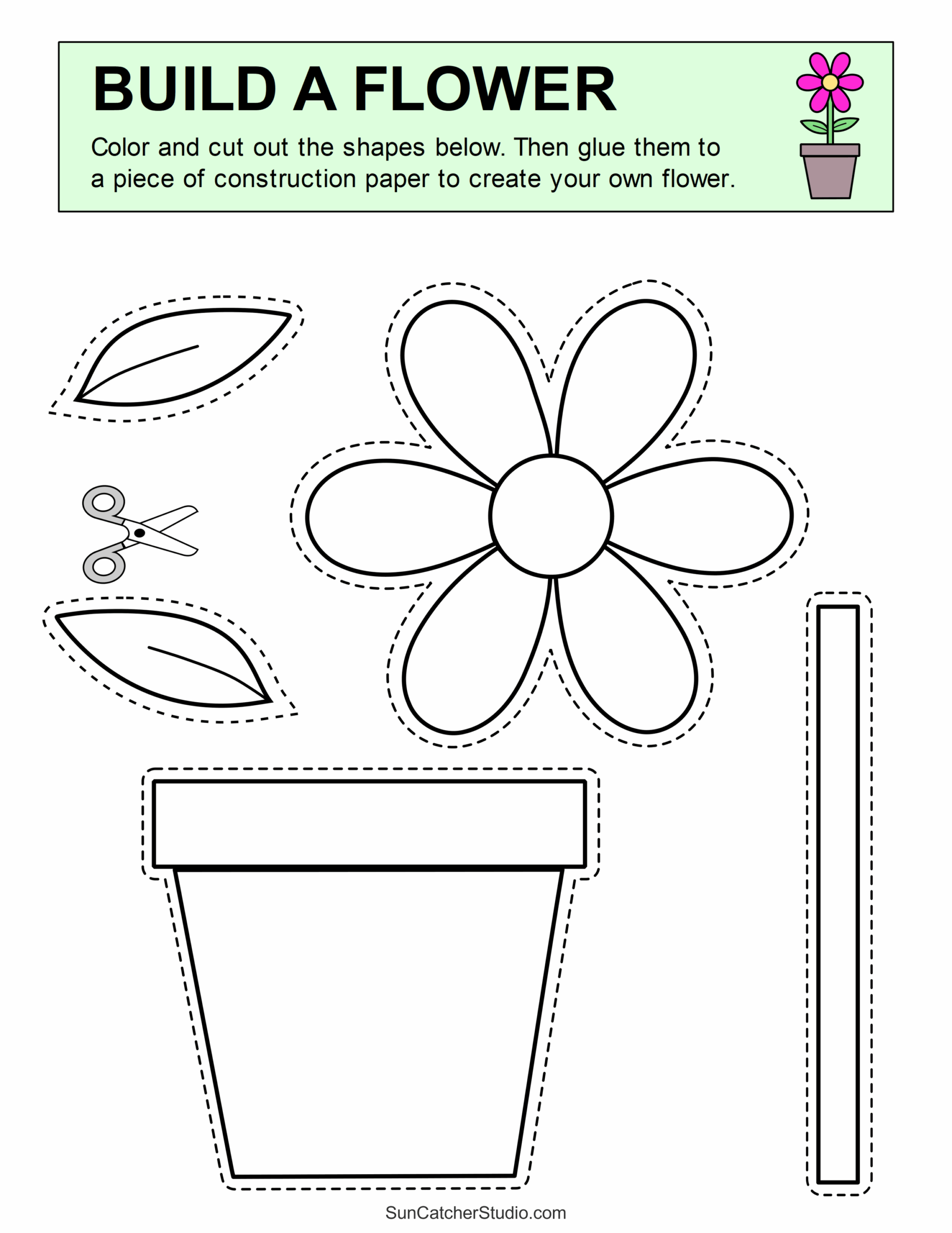 free printable arts and crafts worksheets pdf