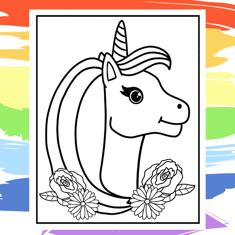 unicorn coloring pages printable