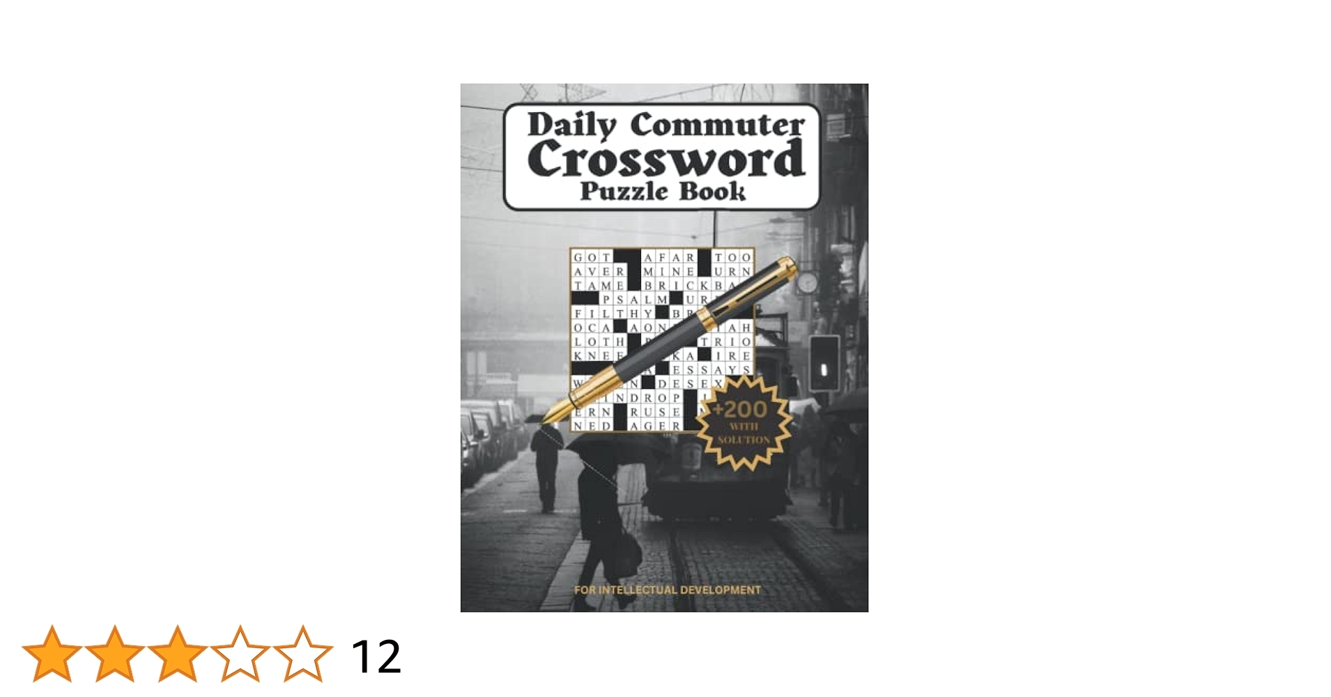 Daily Commuter Crossword Puzzle Book 200 Crossword Large Print Puzzle Book For Adults Travel Crossword Puzzle Books For Adults Large Print Book For Puzzle Lovers Adults And Seniors Lovers 