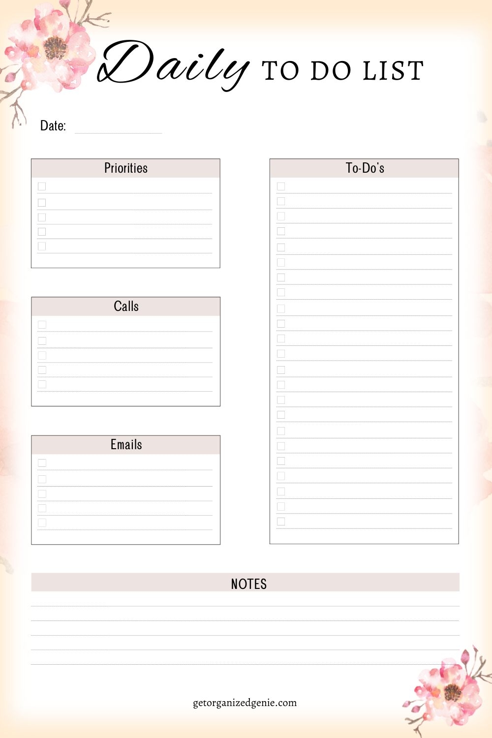 free printable to do list free printable to do list