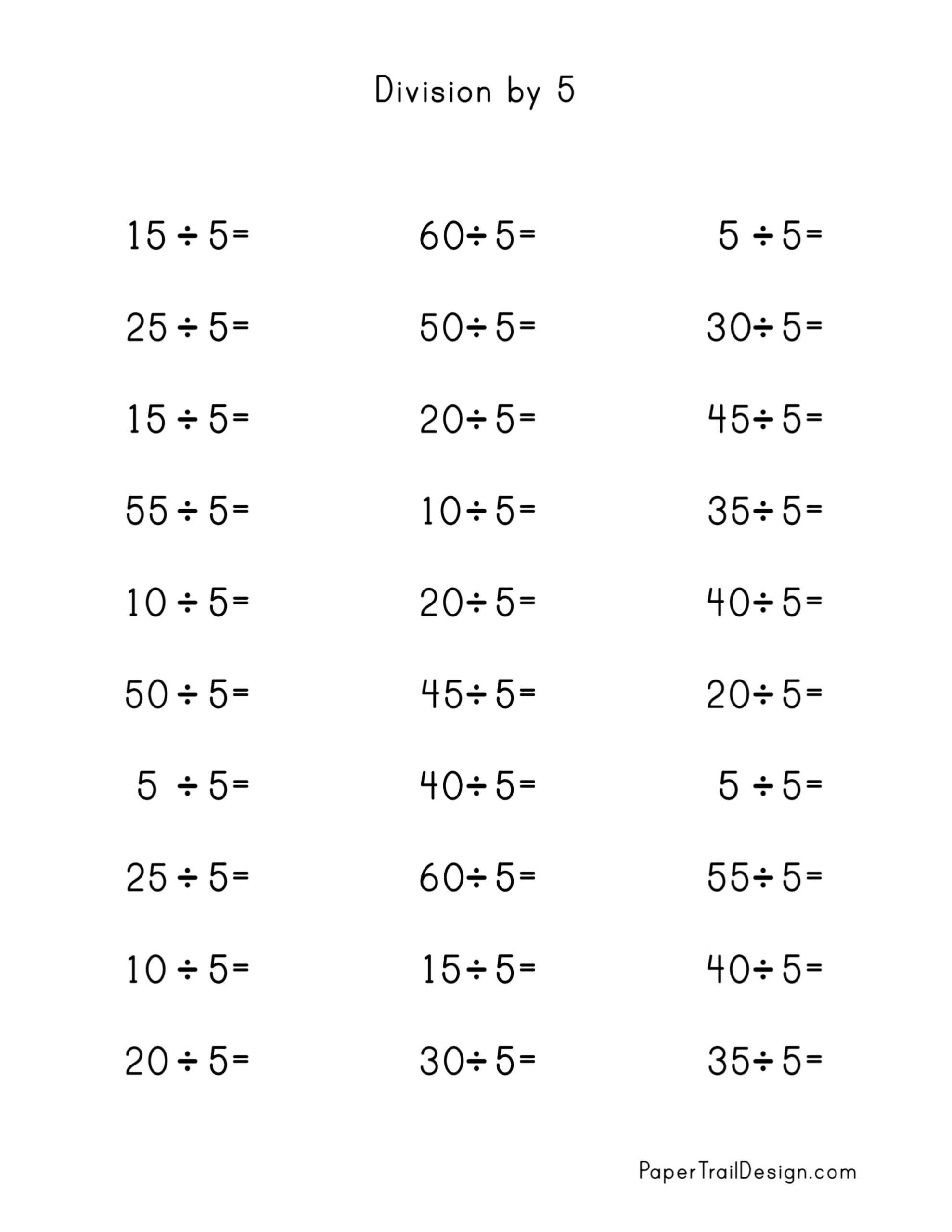 printable division worksheets
