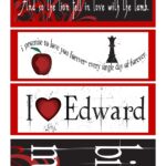 DIY Party Mom Twilight Printable Bookmarks