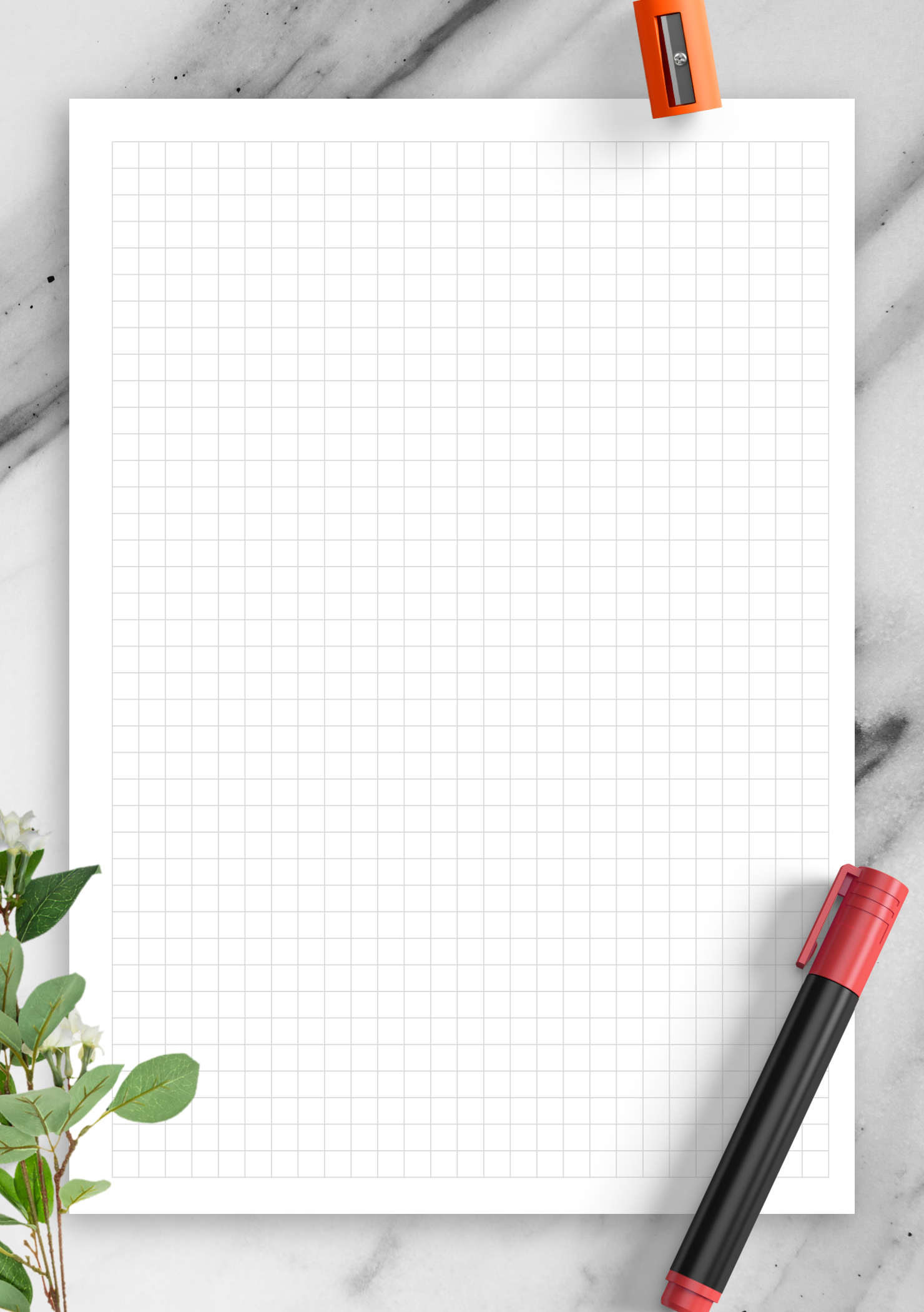 graph paper printable pdf