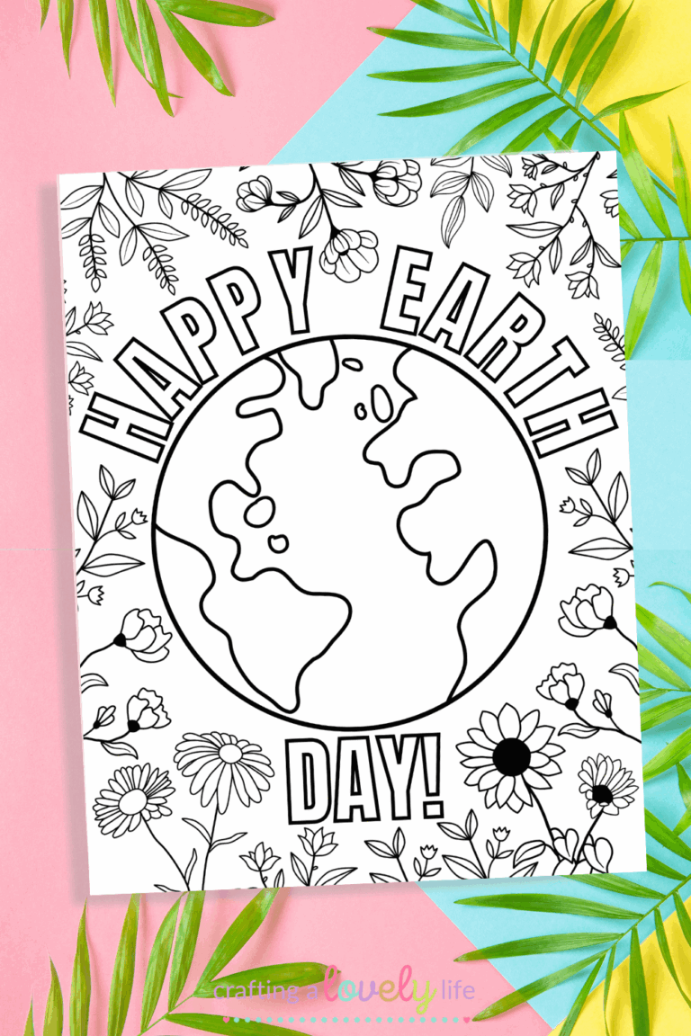 Earth Day Coloring Pages Free Printable