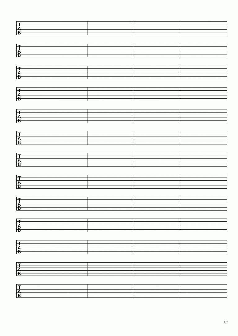 Easy To Follow Free Guitar Tabs For Beginners To Advanced Guitarists