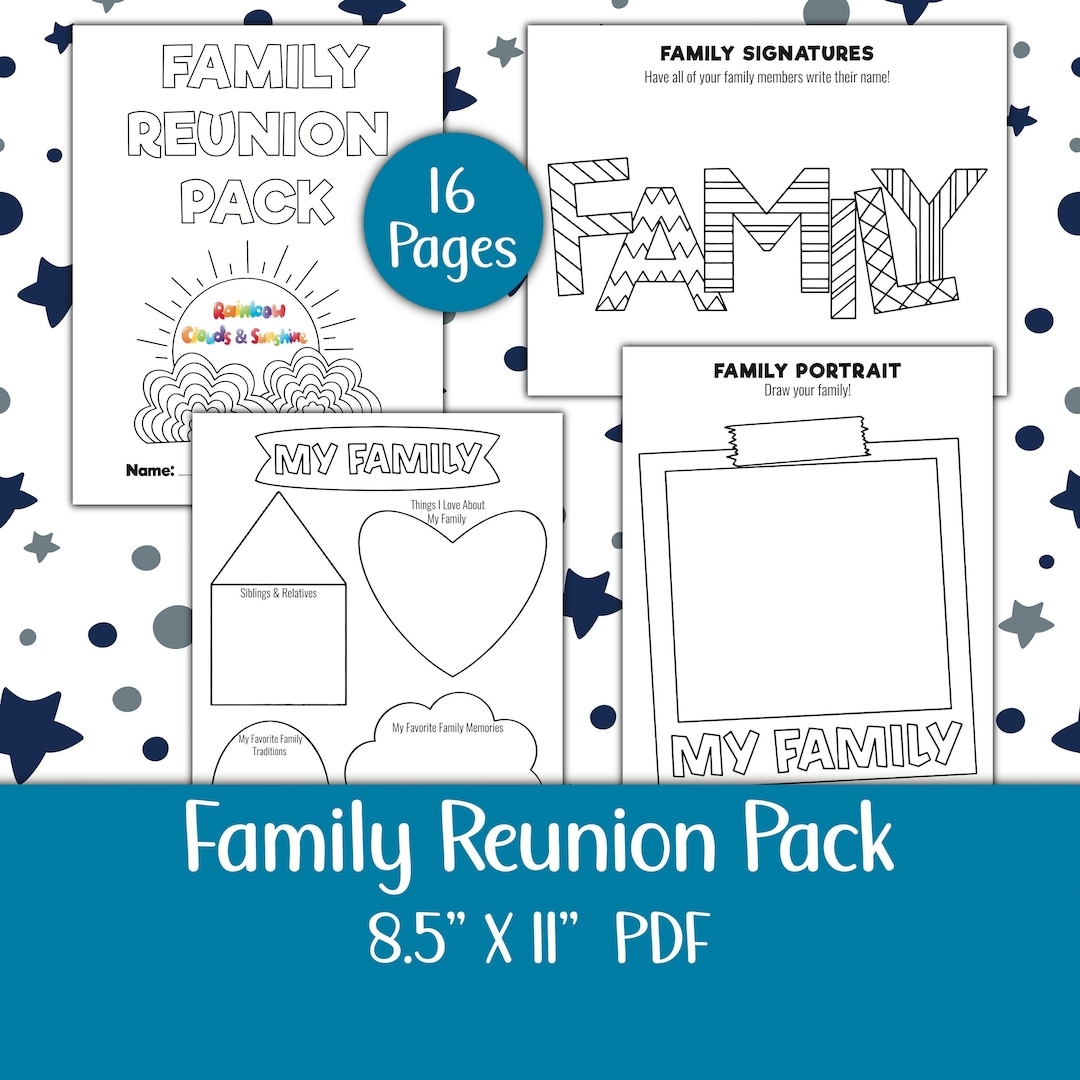 Family Reunion Activity And Coloring Pack For Kids About My Family Printable PDF Family Activity Pages For Children Family This Or That Etsy Family Reunion Activity And Coloring Pack For Kids About My Family Printable PDF Family Activity Pages For Children Family This Or That Etsy
