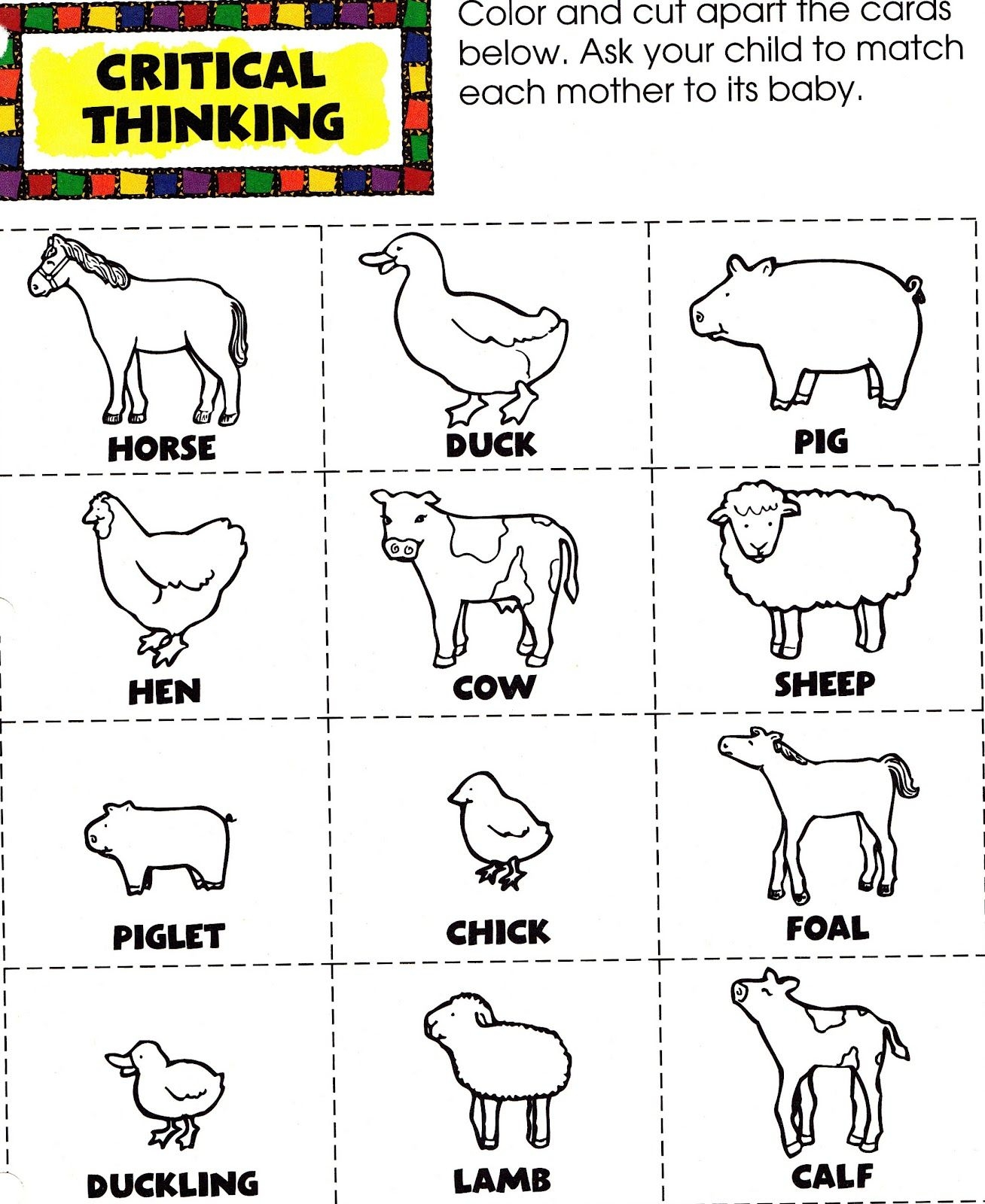 free printable stuff farm animals free printable stuff farm animals