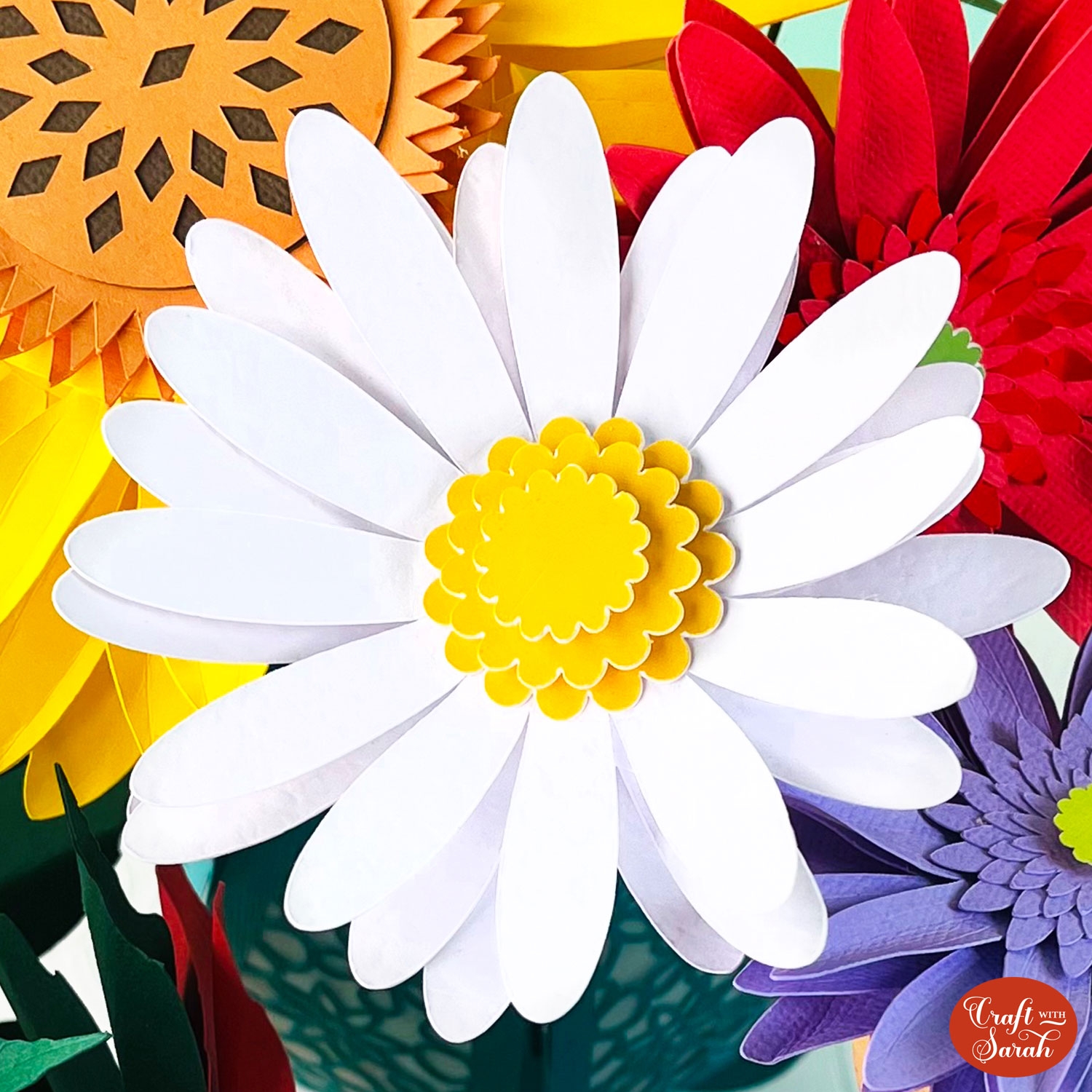 free printable card maker daisy envelope