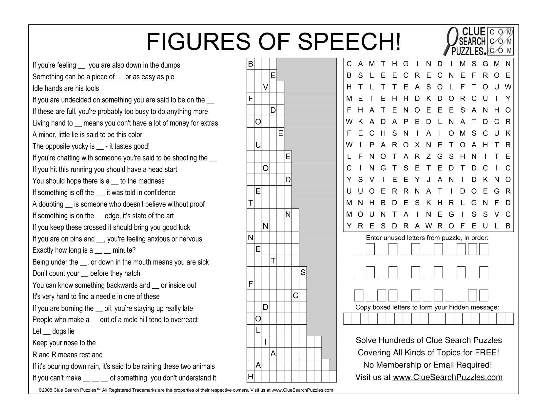 figure of speech crossword clue