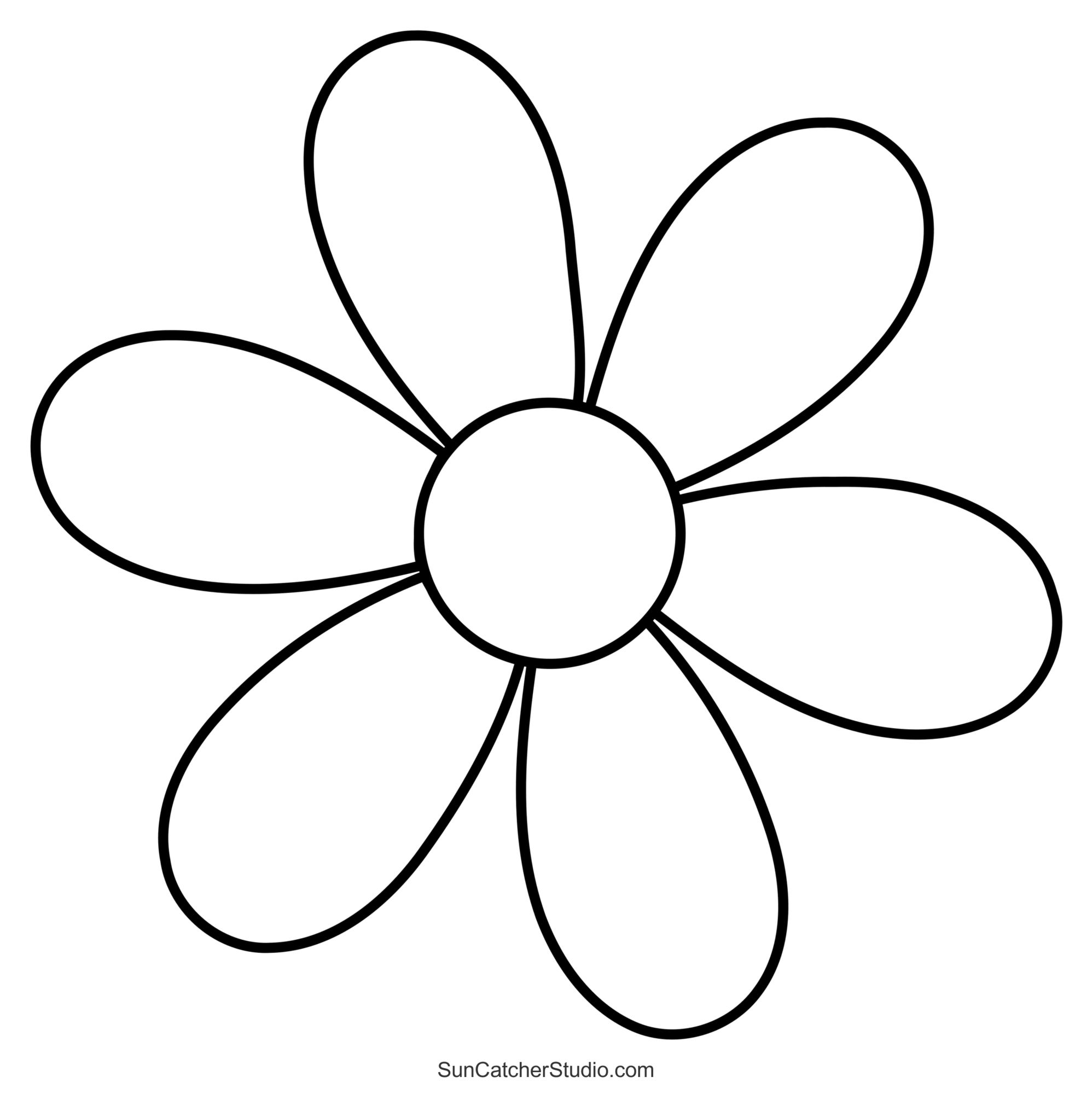 Flower Templates Patterns SVG Files Printable Stencils Free  Flower Templates Patterns SVG Files Printable Stencils Free