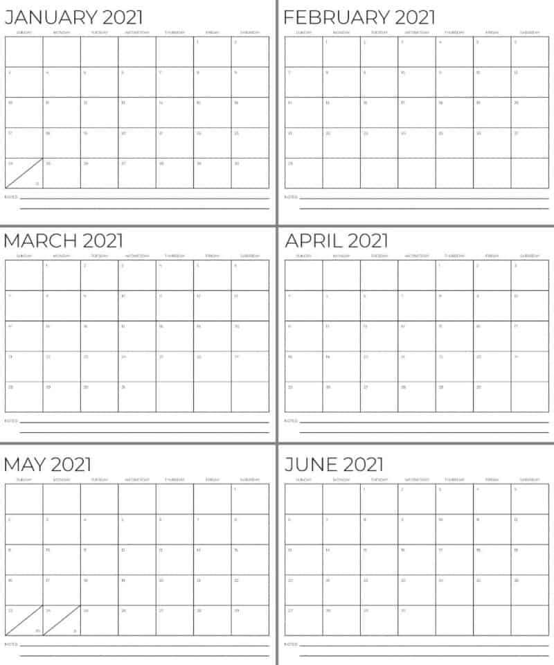 free printable monthly calendars june 2021 calendar