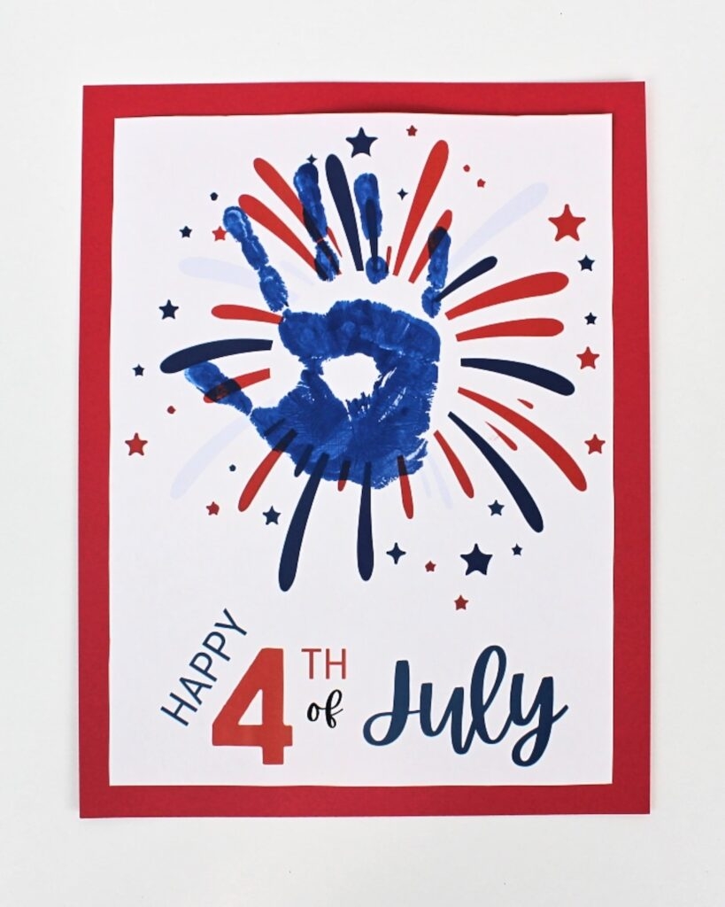 free printable colorful handprints border